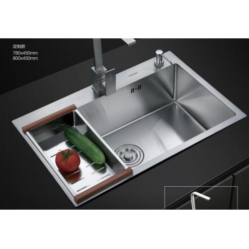 手工单盆 （精细拉丝）600*450